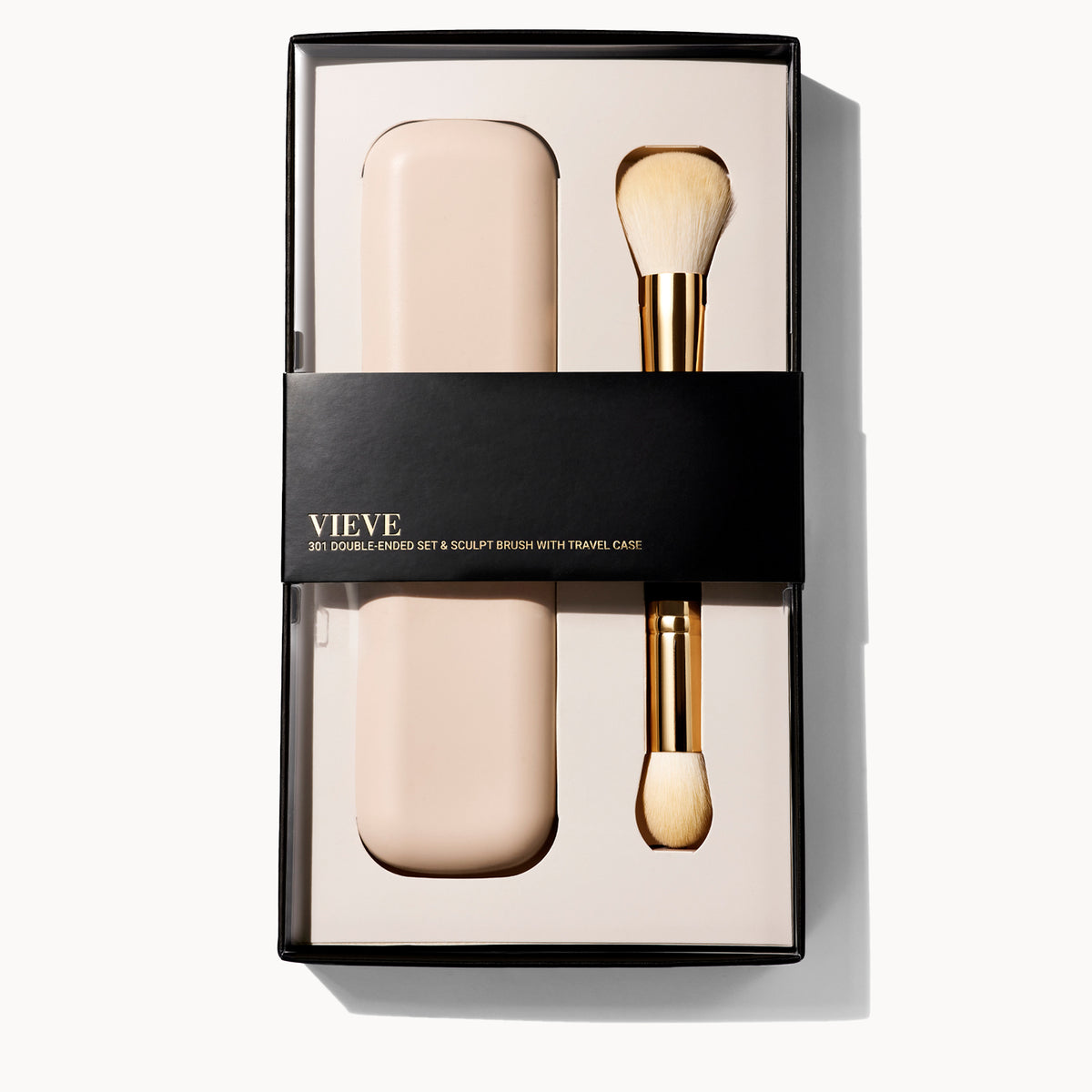 VIEVE 301 Double-Ended Set & Sculpt Brush with Travel Case Brushes vieve-301-set-sculp-brush-case-travel-kit-2-b