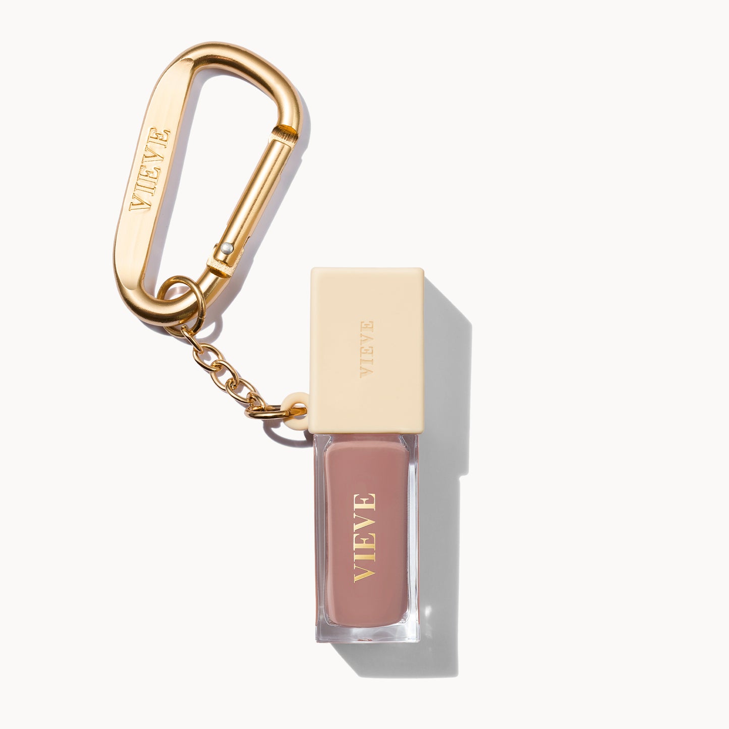 VIEVE The VIEVE Carabiner Accessories vieve-carabiner-keyring-gold-1B