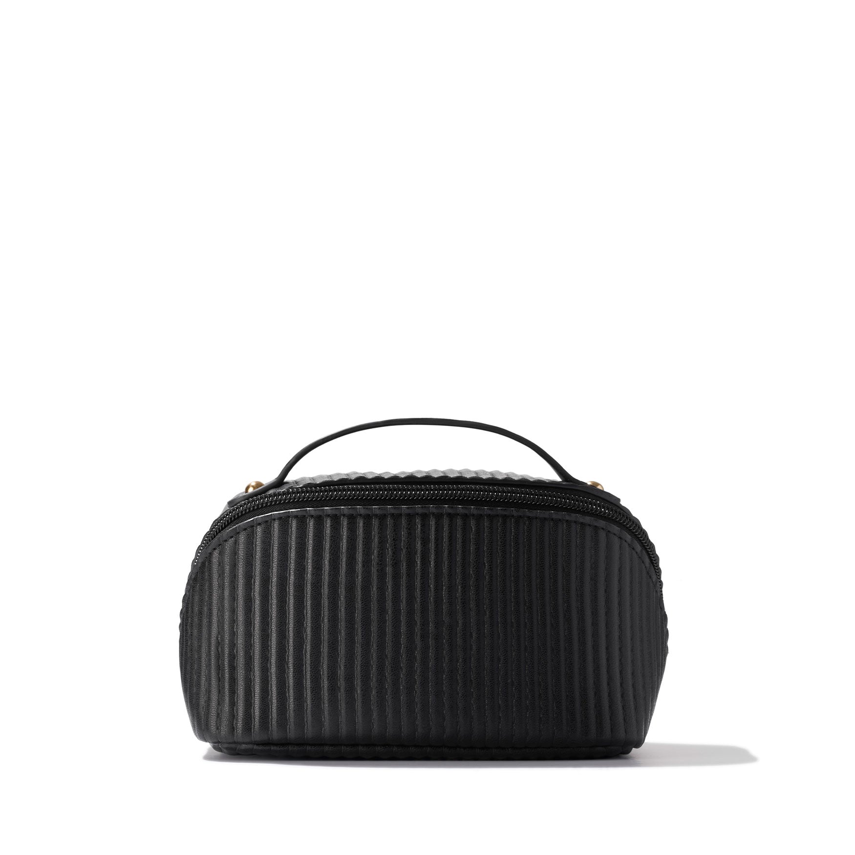 VIEVE Luxe Makeup Bag Mini Accessories vieve-luxe-makeup-bag-mini-ribbed-black-4