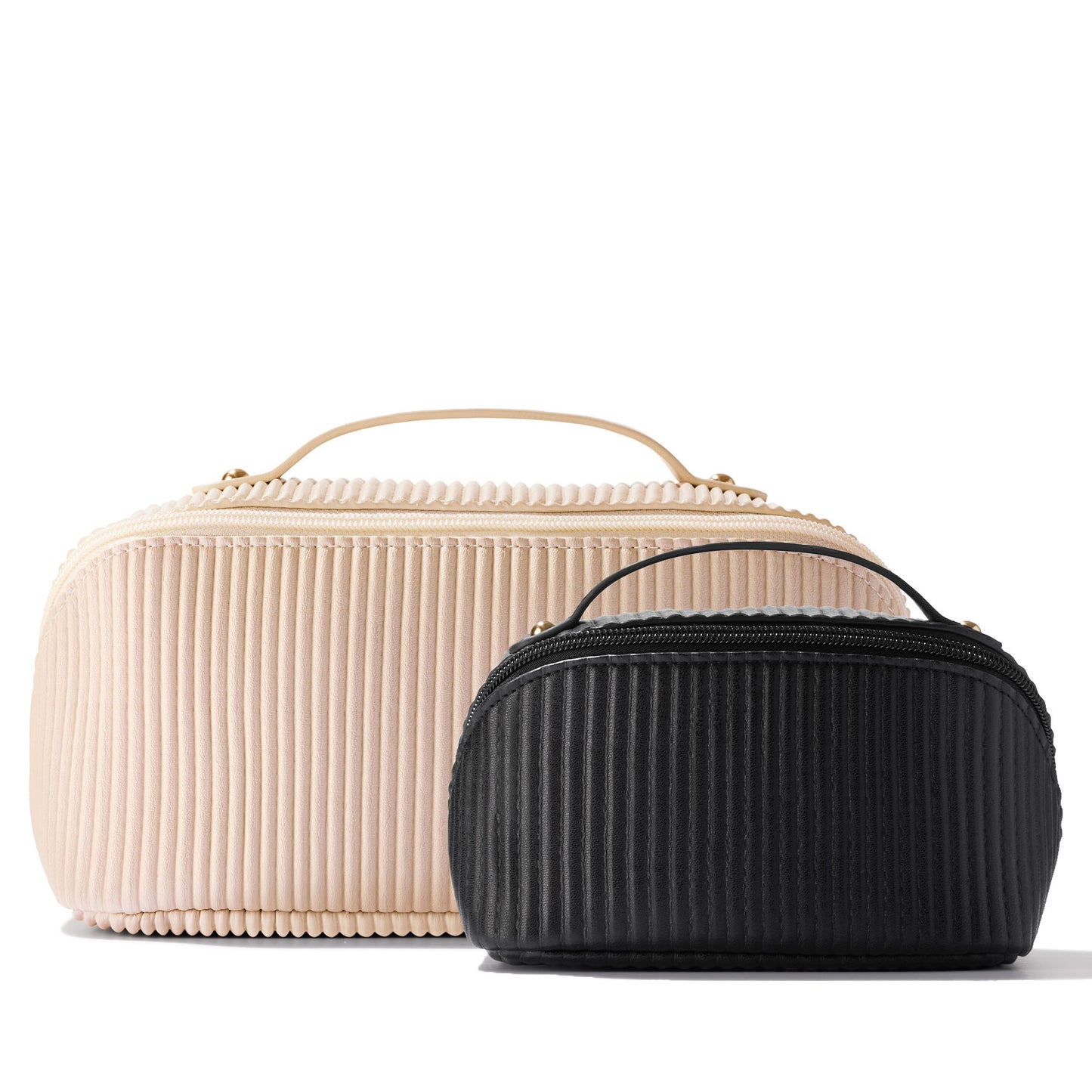 VIEVE Luxe Makeup Bag Mini Accessories vieve-luxe-makeup-bag-mini-ribbed-black-5
