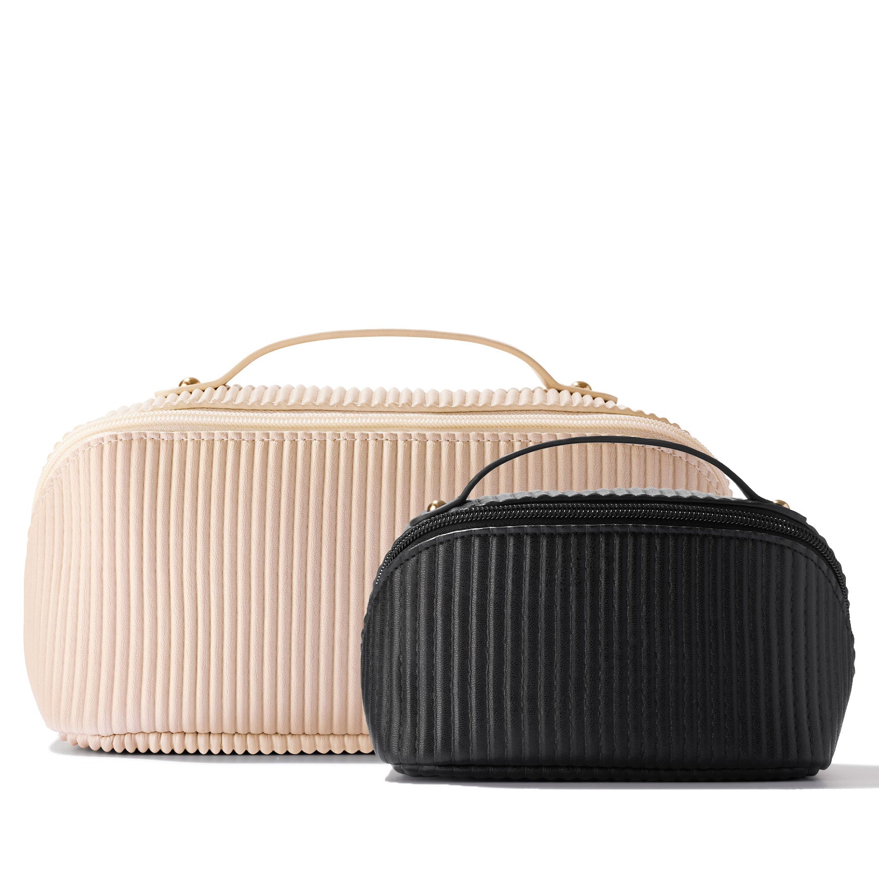 VIEVE Luxe Makeup Bag Mini Accessories vieve-luxe-makeup-bag-mini-ribbed-black-5