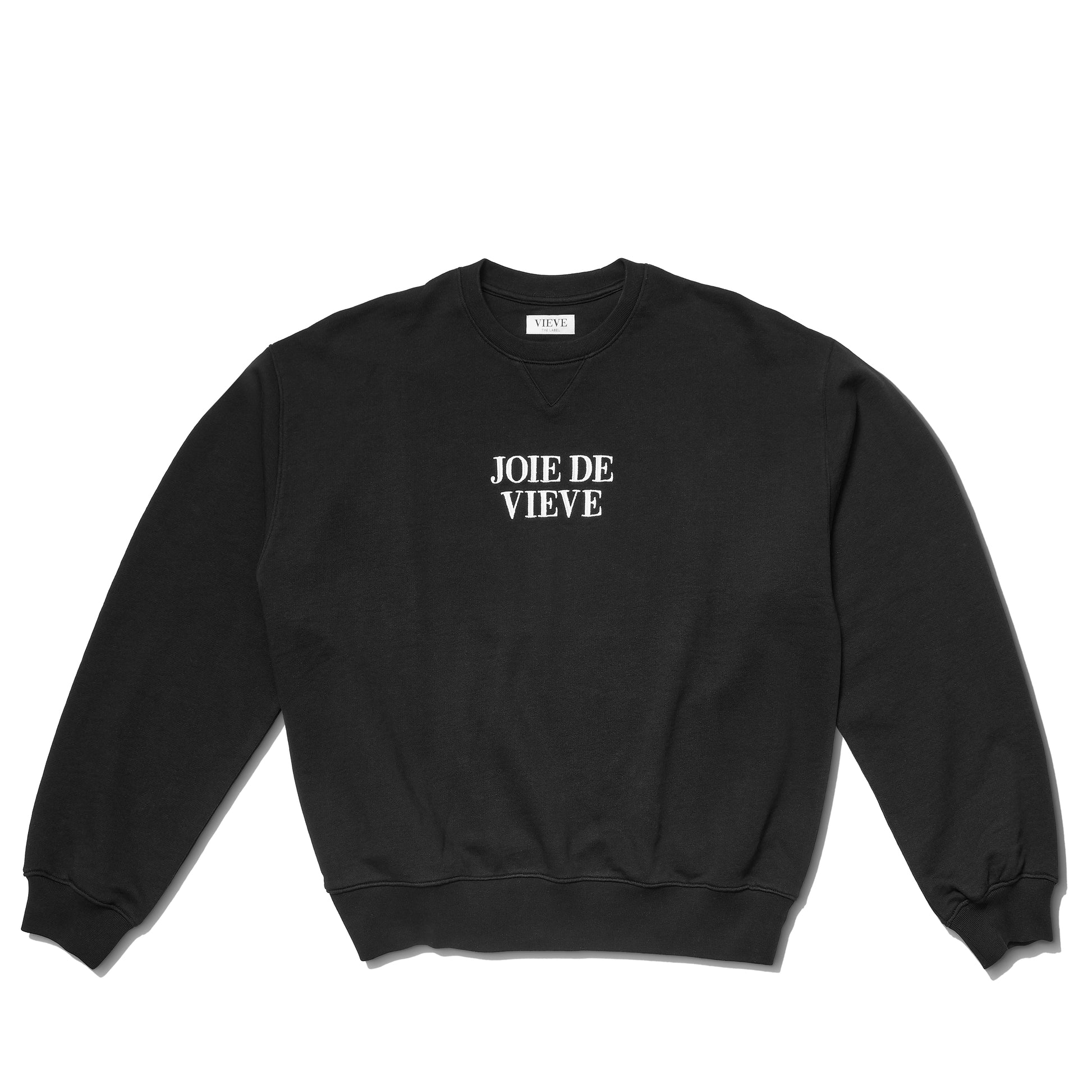 VIEVE Joie de VIEVE Sweatshirt Apparel black-joie-de-vieve-sweatshirt-1