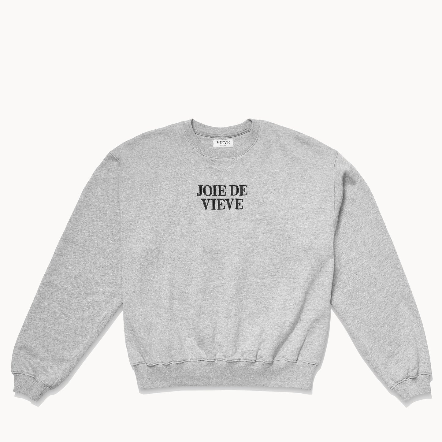 VIEVE Joie de VIEVE Sweatshirt Apparel grey-joie-de-vieve-sweatshirt-1-b