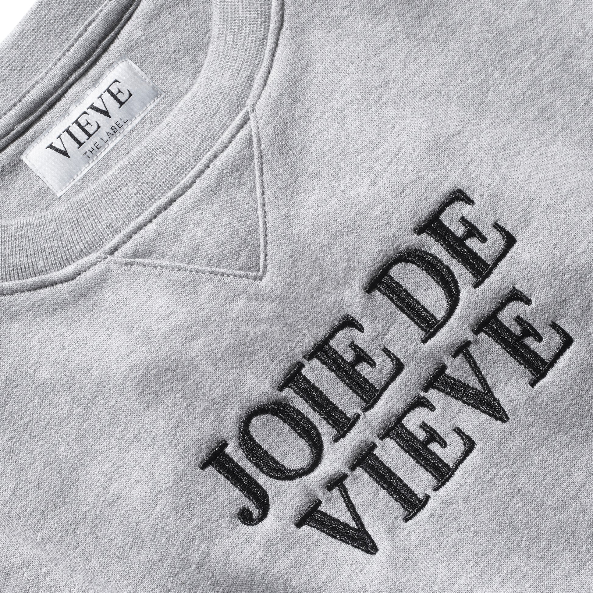 VIEVE Joie de VIEVE Sweatshirt Apparel grey-joie-de-vieve-sweatshirt-3