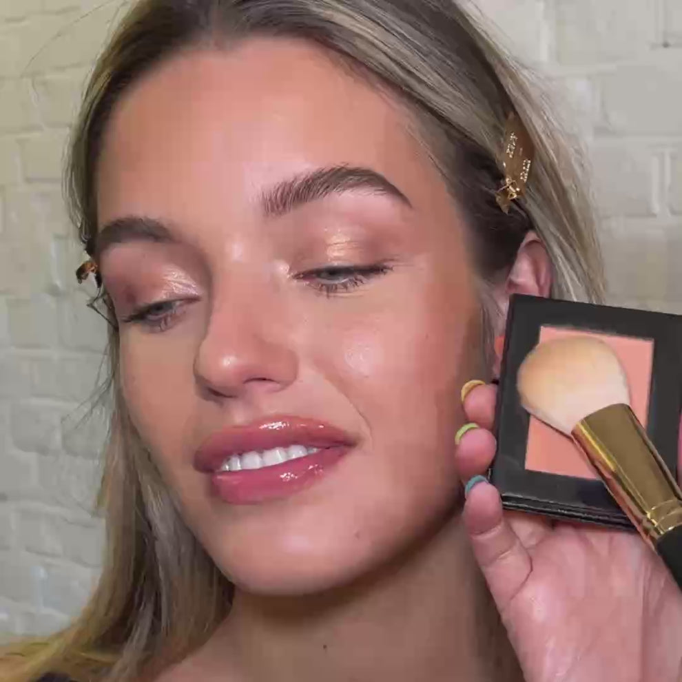 Sunset Blush Pesca | Peach Powder Blush | VIEVE