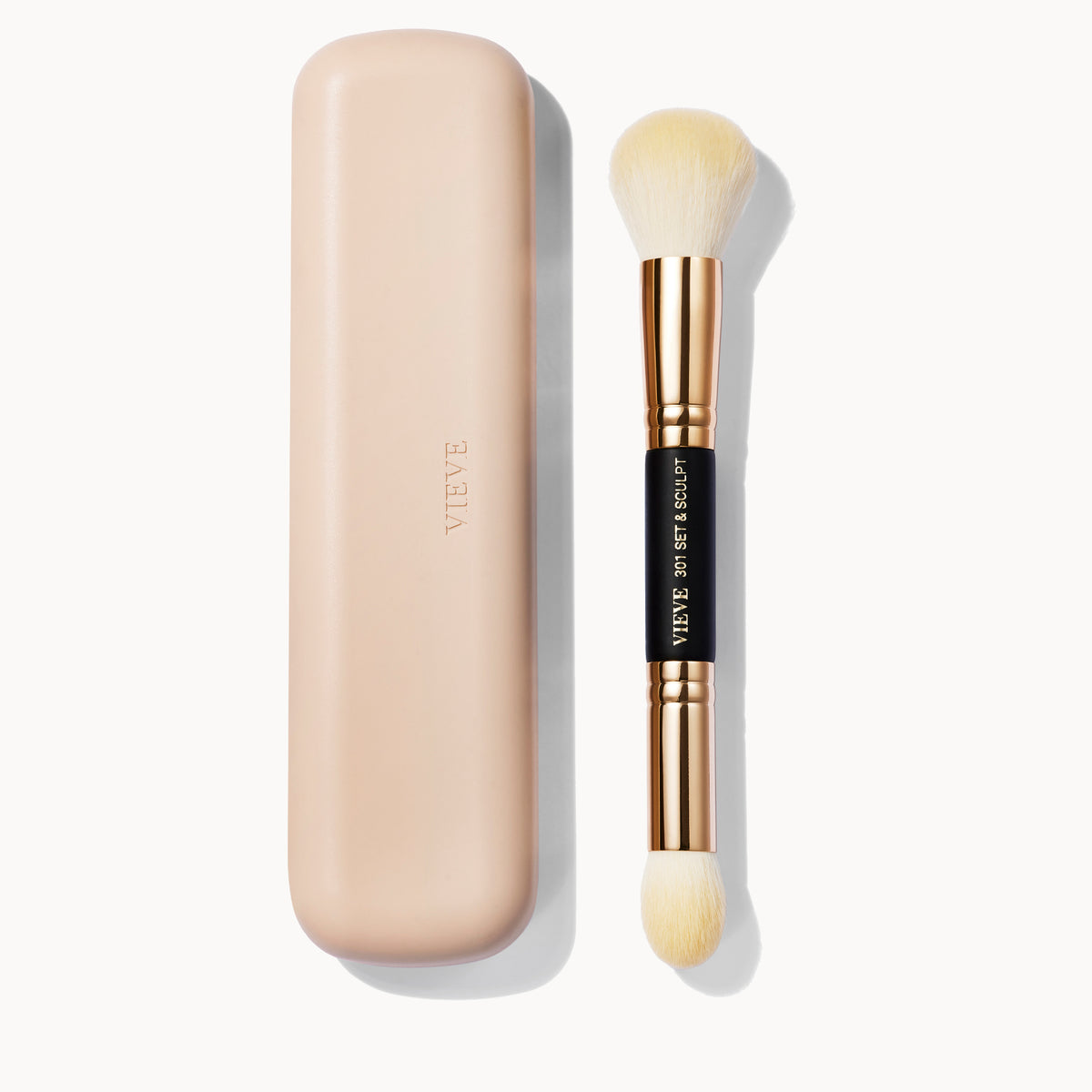 VIEVE 301 Double-Ended Set & Sculpt Brush with Travel Case Brushes vieve-301-set-sculp-brush-case-travel-kit-1-b