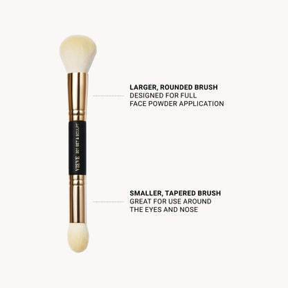 VIEVE 301 Double-Ended Set & Sculpt Brush with Travel Case Brushes vieve-301-set-sculp-brush-case-travel-kit-3
