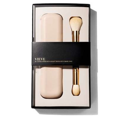 VIEVE 301 Double-Ended Set & Sculpt Brush with Travel Case Brushes vieve-301-set-sculp-brush-case-travel-kit-8
