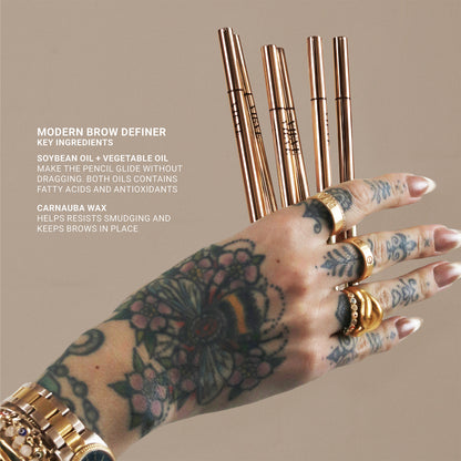 VIEVE Modern Brow Definer Eyebrow Pencil vieve-brow-definer-medium-brown-eyebrow-pencil-9