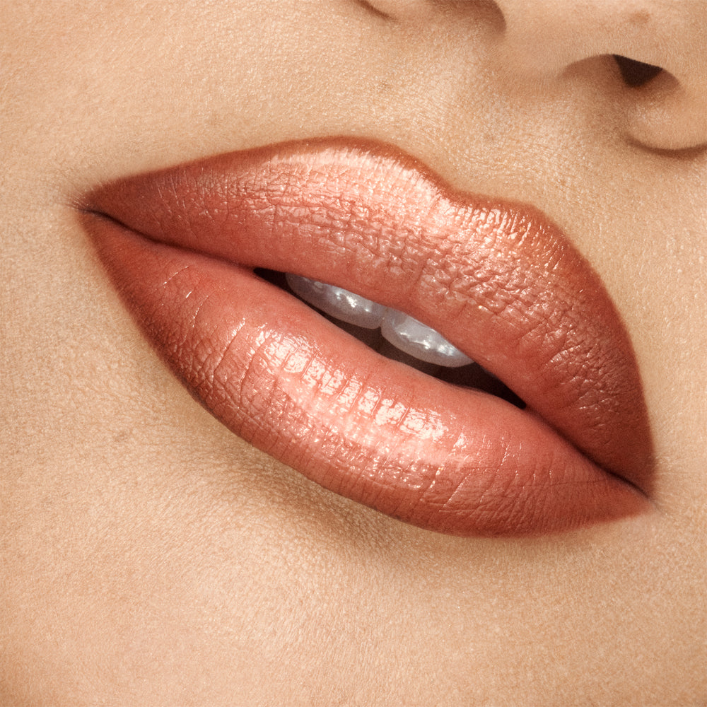 VIEVE Lip Dew Brown Shimmer Gloss + Hotlips Ring Bundle