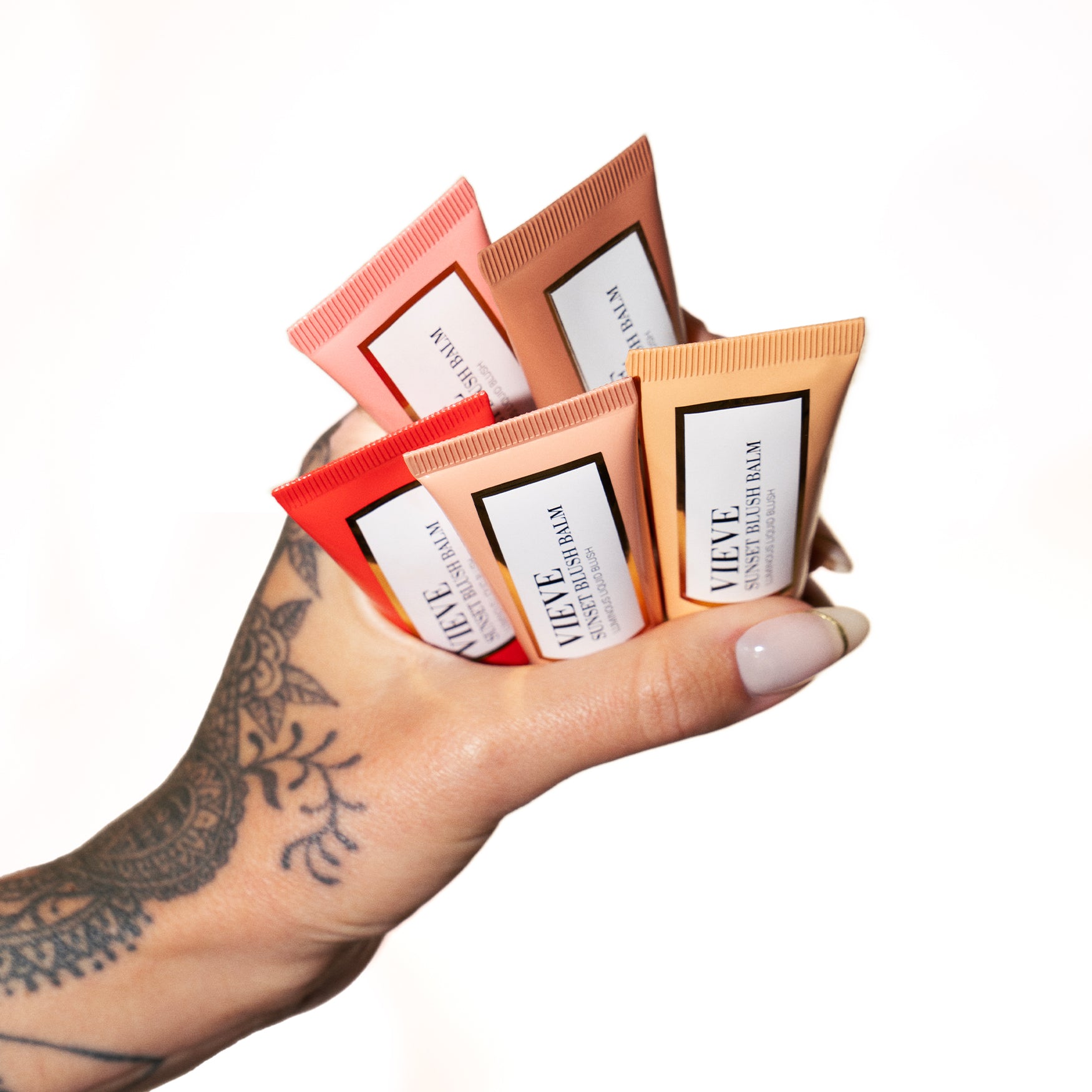 Sunset Blush Balm Piazza | Rose Terracotta Liquid Blush | VIEVE