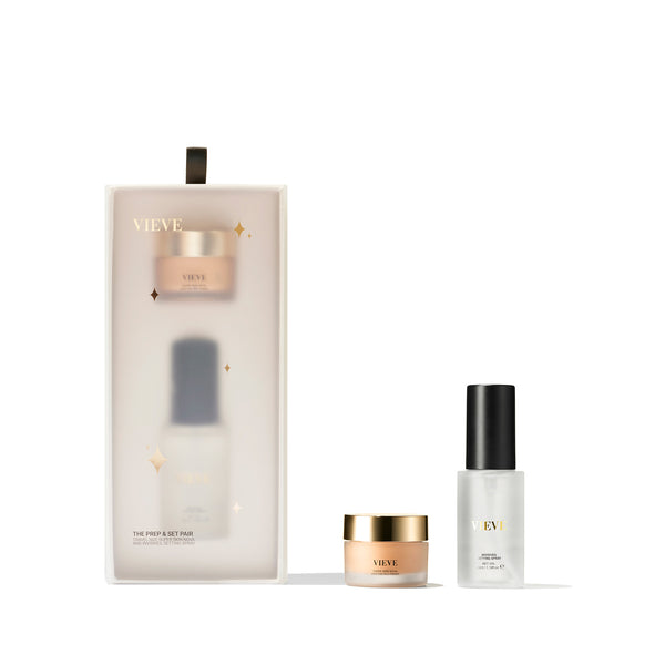 The Prep & Set Pair | Skincare-makeup Gift Set | VIEVE