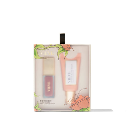 VIEVE The Rosa Duo Sets vieve-rose-pink-lip-gloss-liquid-blush-gift-set-5
