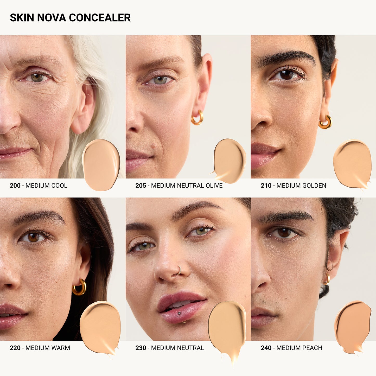 VIEVE Skin Nova Concealer Concealer vieve-skin-nova-concealer-240-medium-peach-7