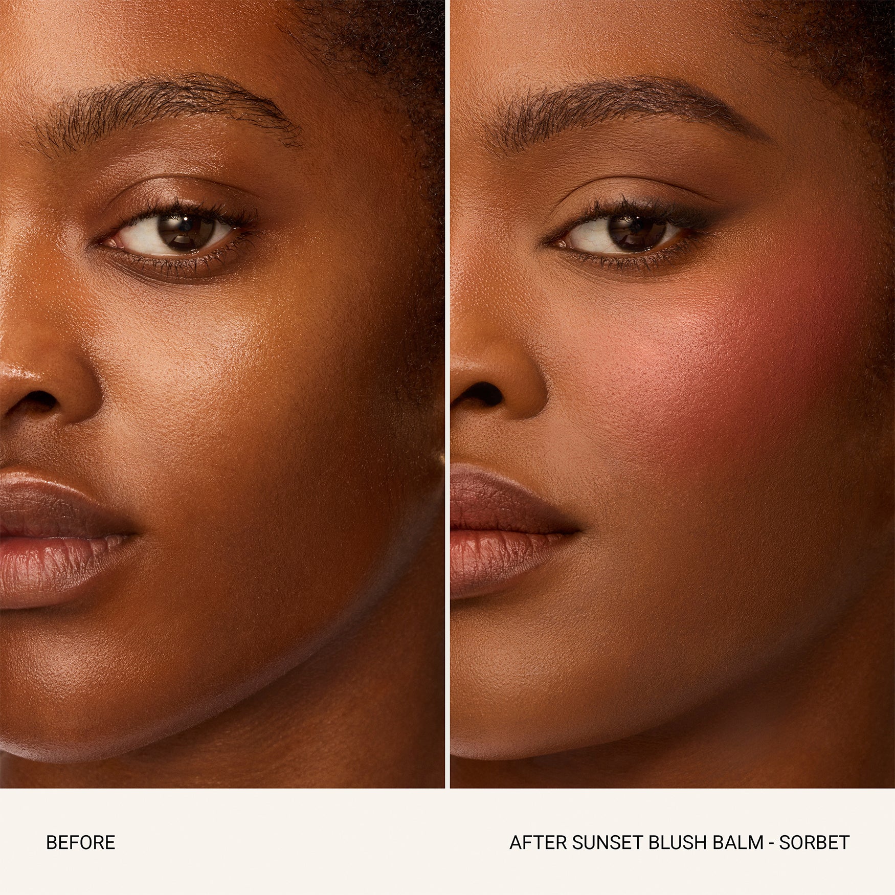 Sunset Blush Balm Sorbet | Bright Coral Liquid Blush | VIEVE