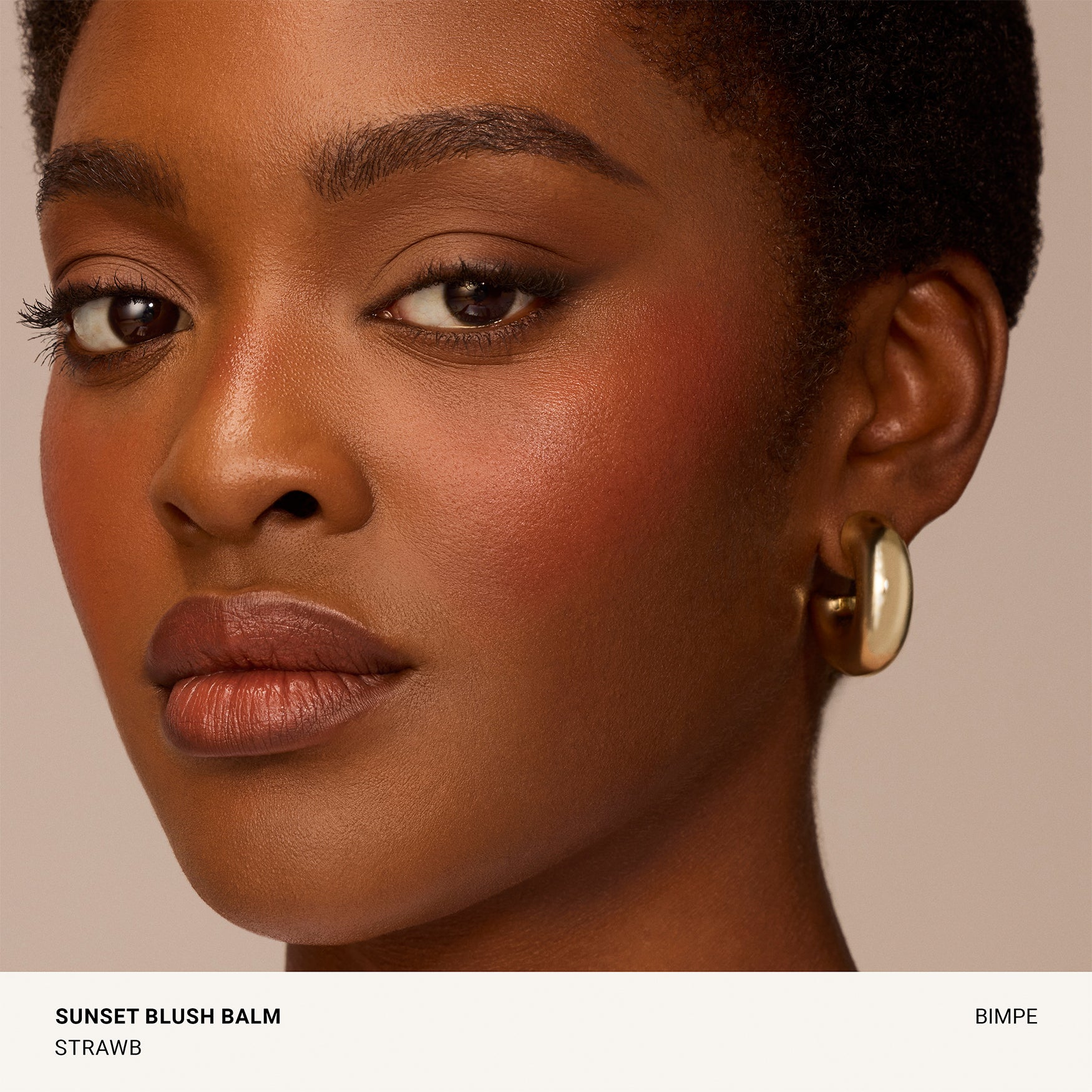 Sunset Blush Balm Strawb | Strawberry Red Liquid Blush | VIEVE