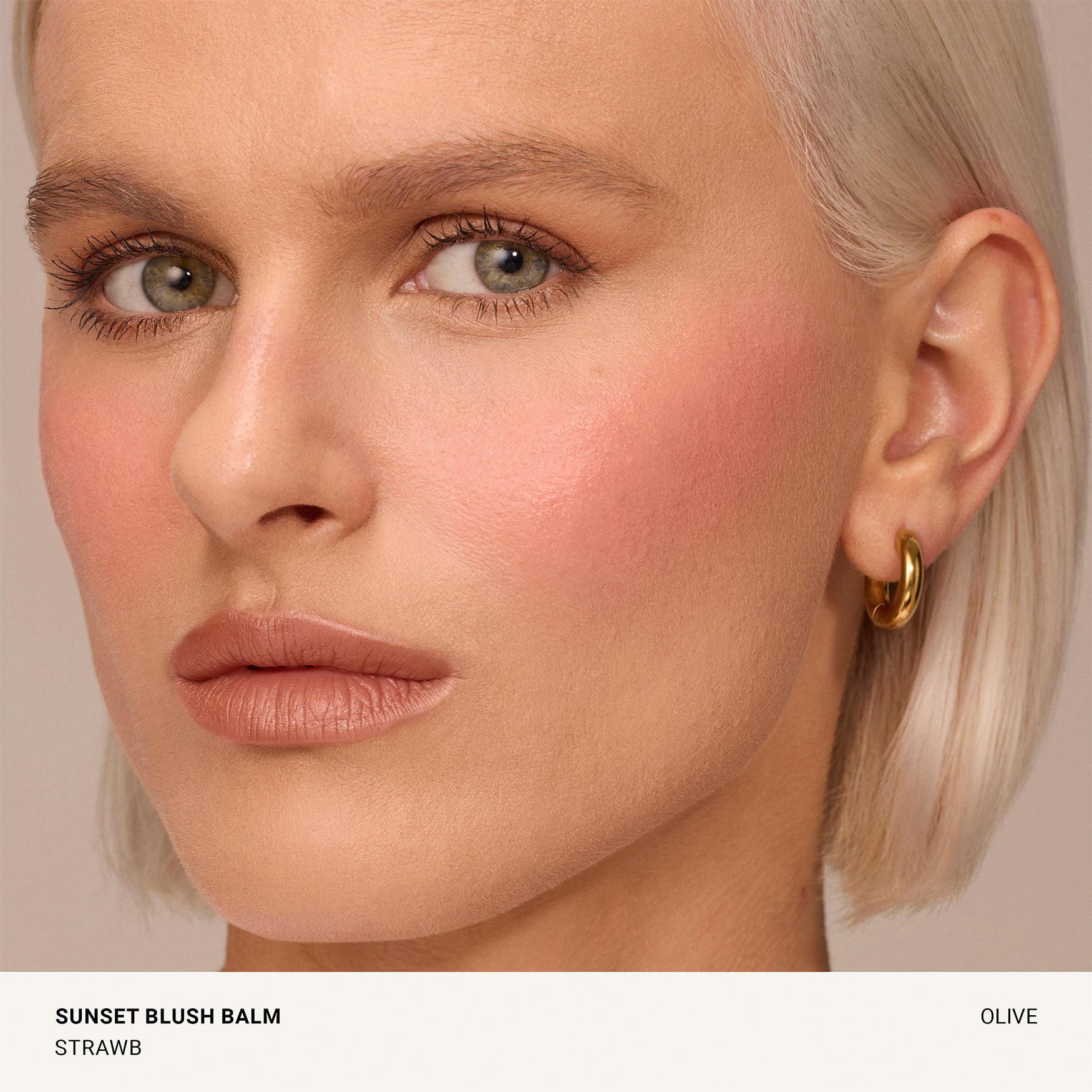 Sunset Blush Balm Strawb | Strawberry Red Liquid Blush | VIEVE