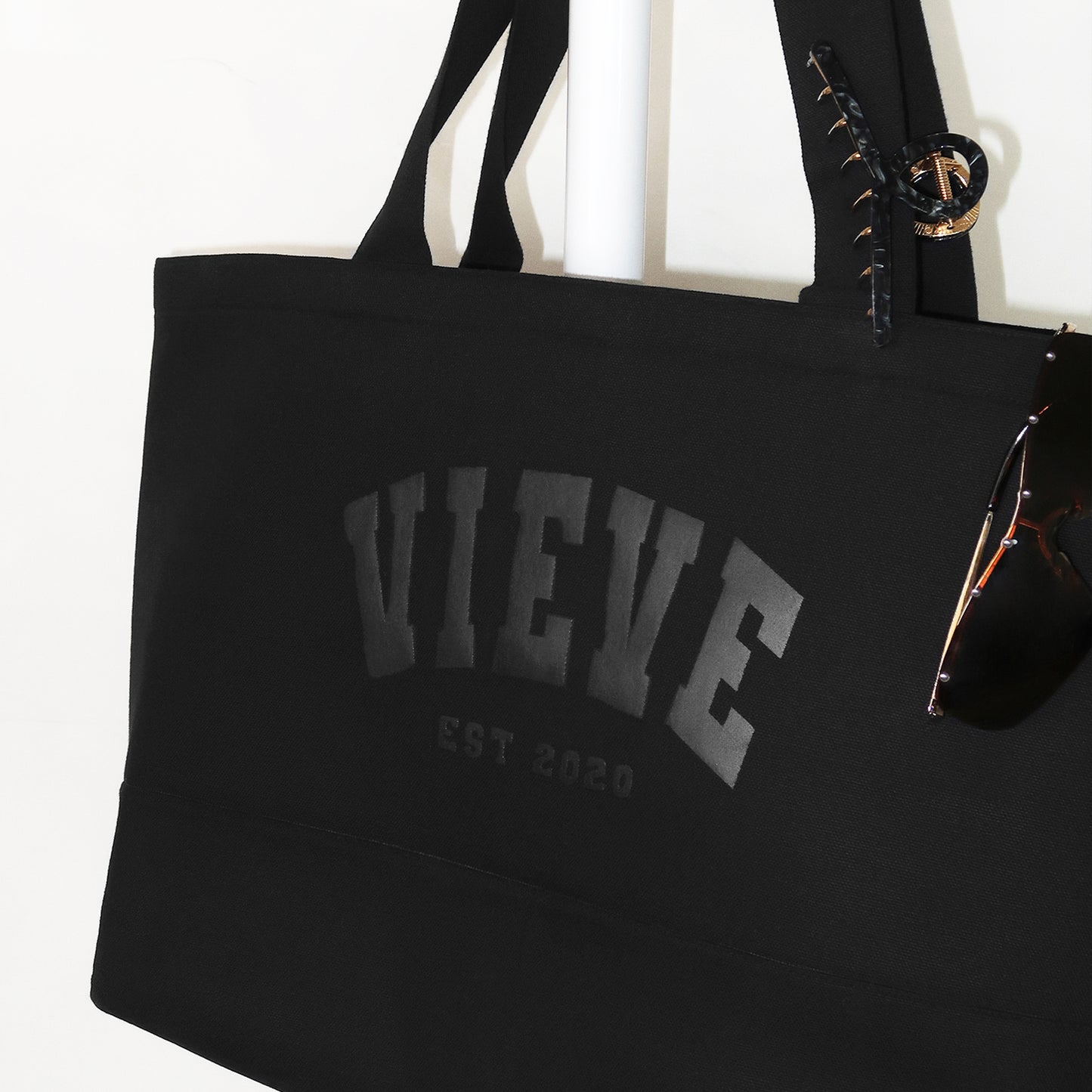 VIEVE The Varsity Tote 2.0 Accessories vieve-the-varisty-tote-bag-black-2_copy